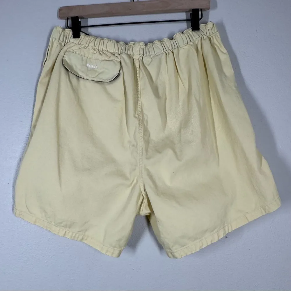 Vintage Polo Ralph Lauren Men’s Cotton Pull On Shorts Preppy Coastal Large